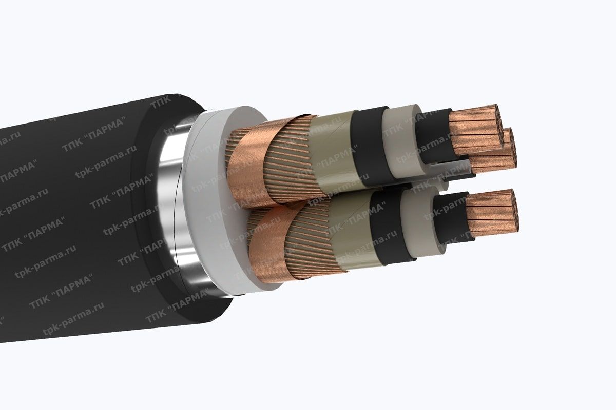Кабель ПвБВнг(A)-LS 3х70/35 - 6кВ