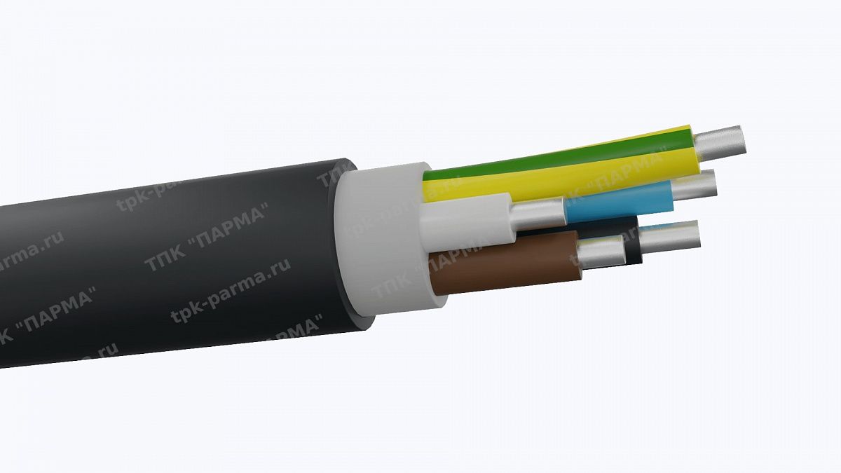 Фотография провода Кабель АВВГз 5х4
