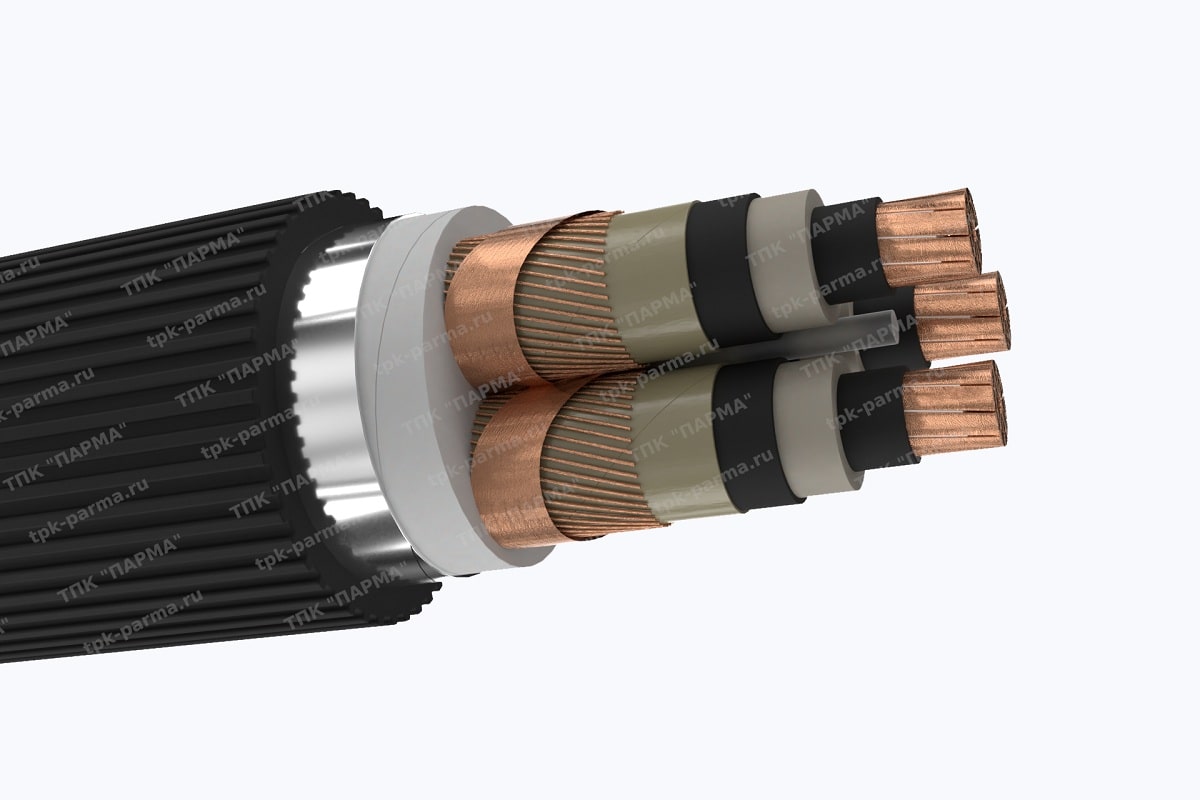 Кабель ПвПу2г 1х95/35 - 15кВ