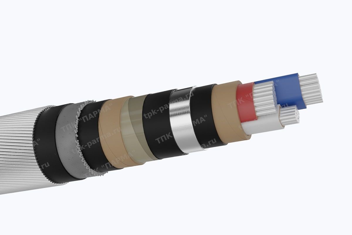 Фотография провода Кабель ААПлГ 3х120 - 10кВ