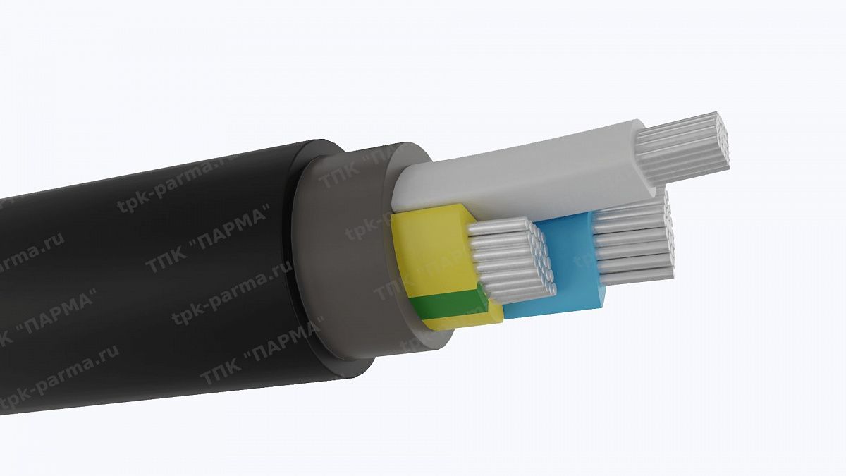 Фотография провода Кабель АВВГнг(A)-LSLTx 3х185+1х95 - 1кВ