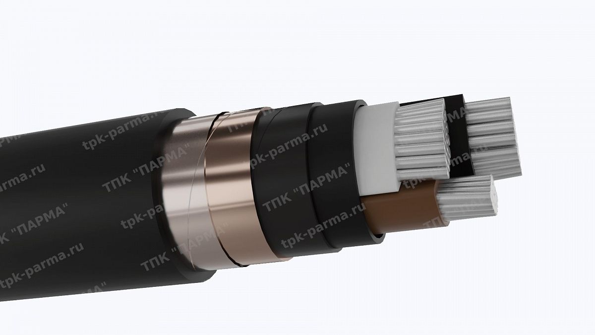 Фотография провода Кабель АВВГ 3х240 - 6кВ