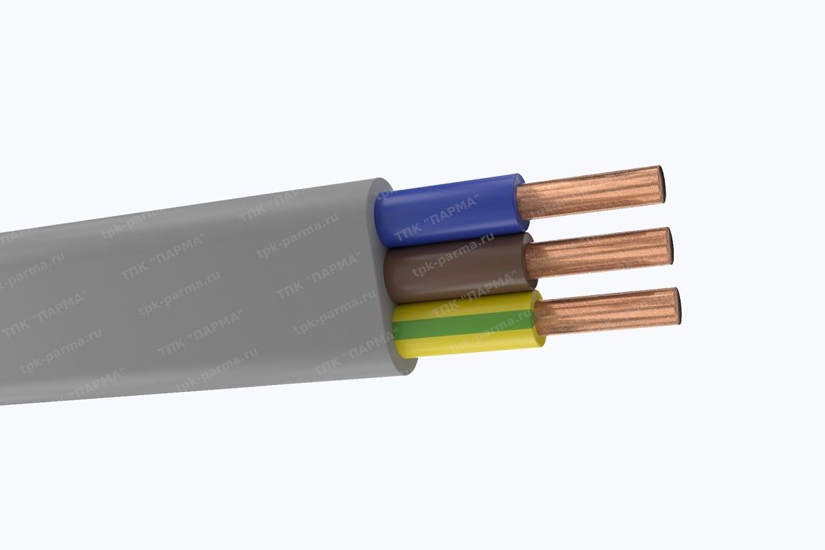 Фотография провода Кабель ПуВВ-ХЛ 3х2,5