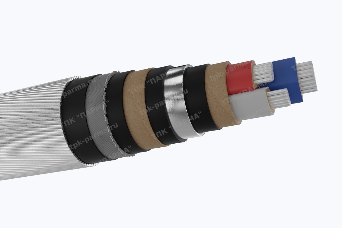 Фотография провода Кабель АСПГ 3х35 - 1кВ