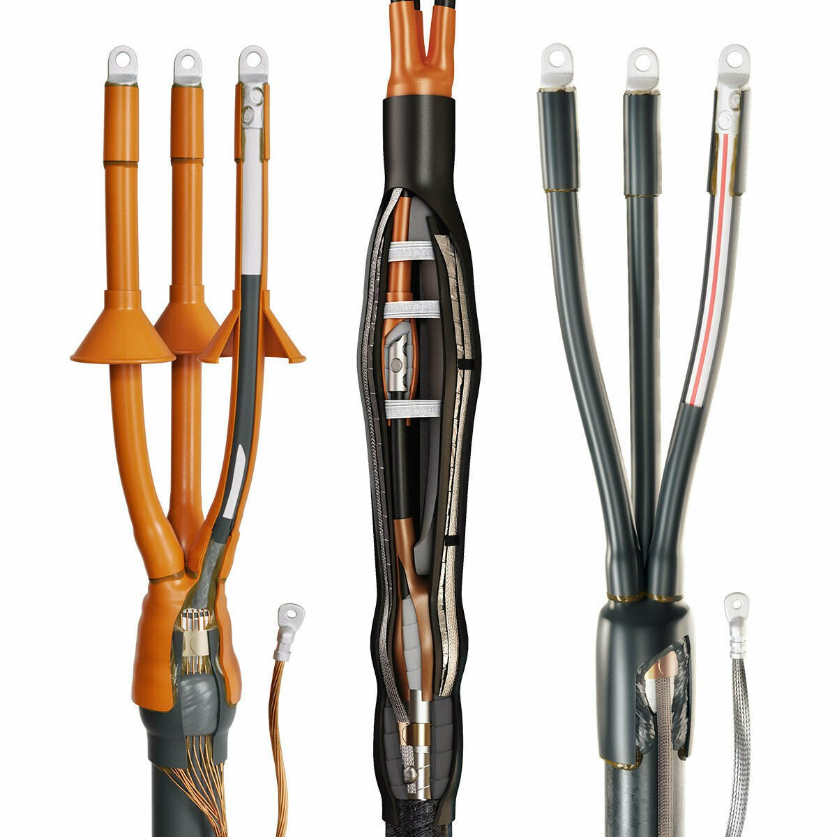 Муфта кабельная eks-1ПКО-4х35/70-2х1,5/10